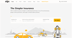 Desktop Screenshot of godigit.com